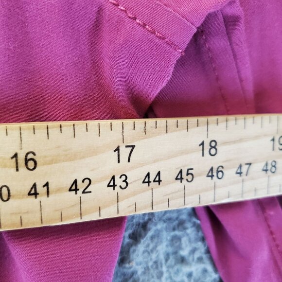 Talbots Top Womens Size 6 Pink Wrinkle Resistant 3/4 Sleeve Button Down Shirt - Picture 7 of 9